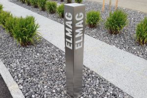 Poller ECKIG Logo-Design - ELMAG