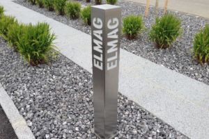 Poller ECKIG Logo-Design - ELMAG