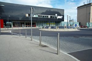 Poller RUND Basis-Design - Bahnhof Wels